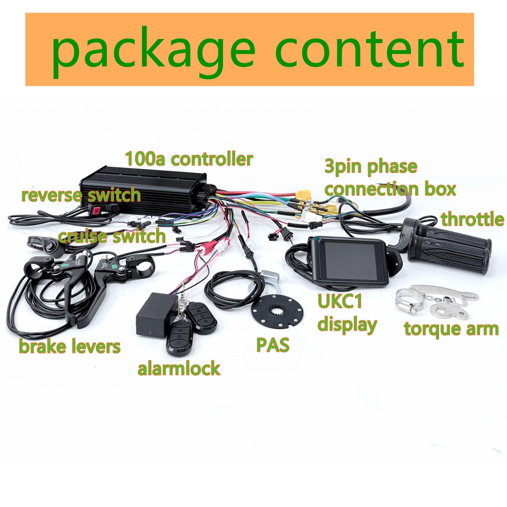 NBpower 72V 5000W 70-90km/h BL – 5000W Hub Motor Kit 72V Bewertung und Preis