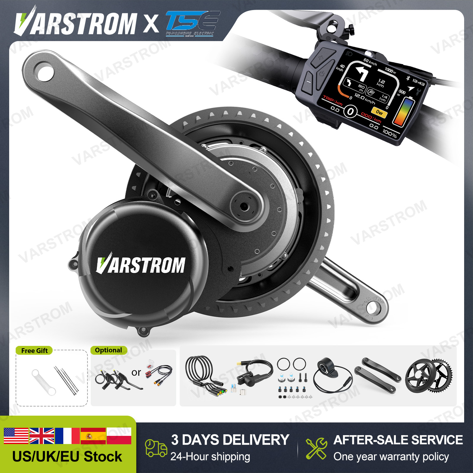 [3 Tage Lieferung] Tongsheng M – Side Hung Mid Drive Motor Kit Bewertung und Preis