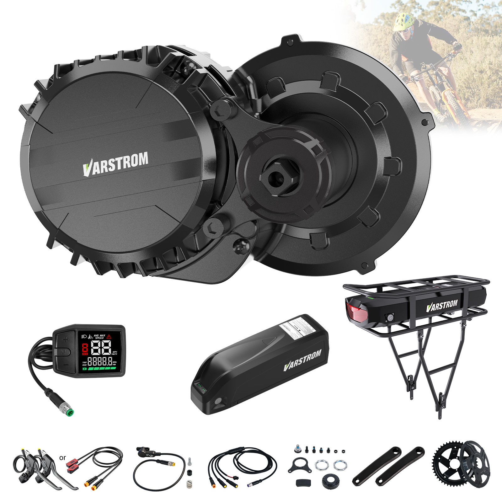 Varstrom 750W Mittelmotor-Kit  – Torque Sensor Mid Drive Motor Kit Bewertung und Preis
